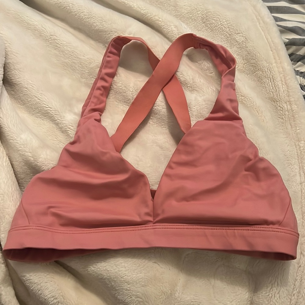 Rose gold Victoria sports bra